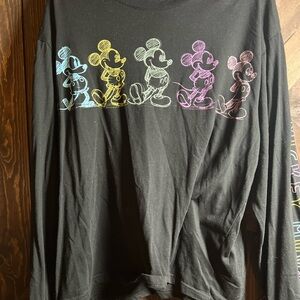 Disney Black Mickey Mouse Shirt